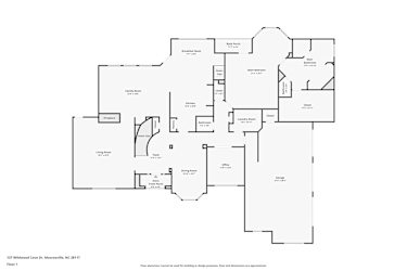 Floor plan 1 for 137 Wildwood Cove Dr