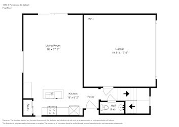 Floor plan 1 for 1373 S Ponderosa Dr