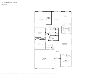 Floor plan 1 for 13733 Hawkeye Dr