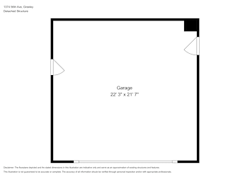 Floor plan 1 for 1374 56th Ave