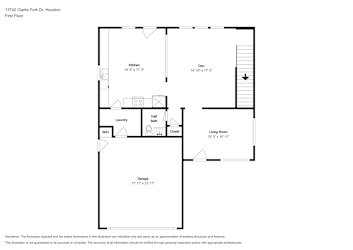 Floor plan 1 for 13742 Clarks Fork Dr