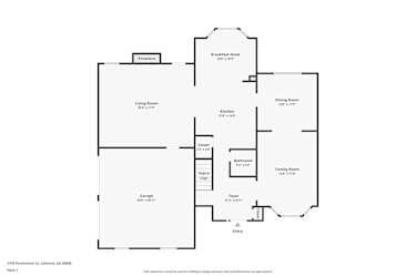 Floor plan 1 for 1378 Persimmon Ct
