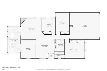 Floor plan 1 for 1380 San Diego Ct