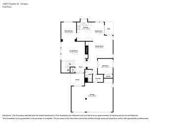 Floor plan 1 for 13807 Portofino St