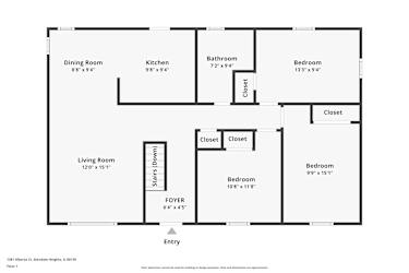 Floor plan 2 for 1381 Alberta Ct