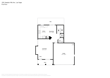 Floor plan 1 for 1381 Hawaiian Hills Ave