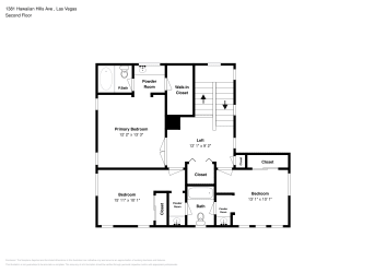 Floor plan 2 for 1381 Hawaiian Hills Ave