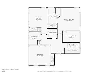 Floor plan 2 for 1382 S Ponderosa Dr