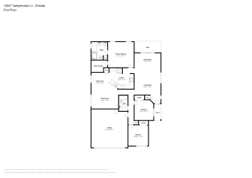 Floor plan 1 for 13847 Valleybrooke Ln