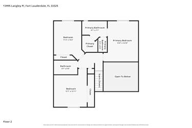 Floor plan 2 for 13995 Langley Pl