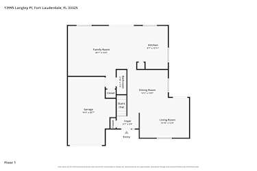 Floor plan 1 for 13995 Langley Pl