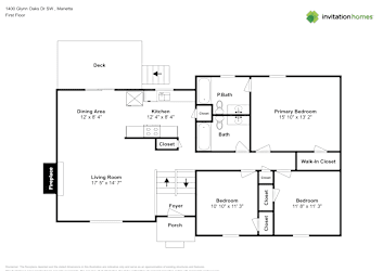 Floor plan 2 for 1400 Glynn Oaks Dr SW