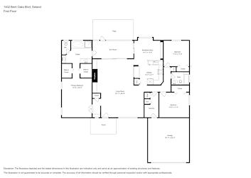Floor plan 1 for 1402 Bent Oaks Blvd
