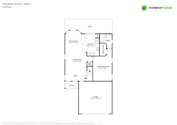 Floor plan 1 for 1402 Marsh Wood Dr