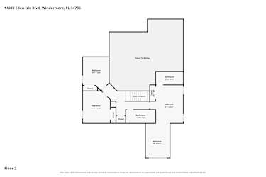 Floor plan 2 for 14020 Eden Isle Blvd