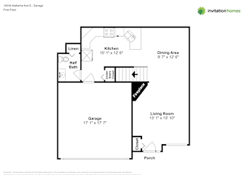 Floor plan 1 for 14034 Alabama Ave S