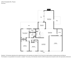 Floor plan 1 for 1407 W Thunderbird Rd