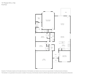 Floor plan 1 for 141 Pleasant Hill Ln