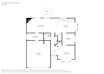 Floor plan 1 for 14101 80th Avenue Ct E