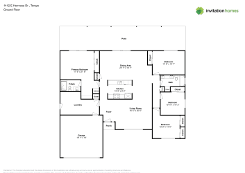 Floor plan 1 for 1412 E Hermosa Dr