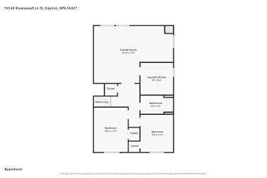 Floor plan 1 for 14120 Rosewood Ln N
