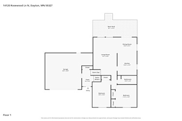 Floor plan 2 for 14120 Rosewood Ln N
