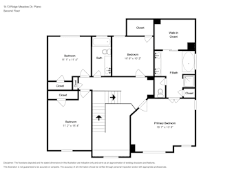 Floor plan 2 for 1413 Ridge Meadow Dr