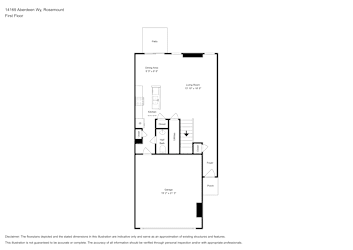 Floor plan 1 for 14169 Aberdeen Wy