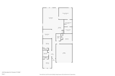 Floor plan 1 for 1418 Cherrybark Drive