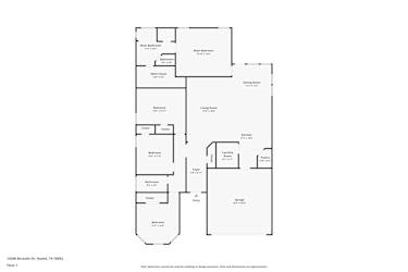 Floor plan 1 for 14208 Borealis Drive