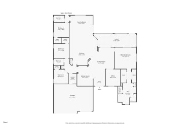 Floor plan 1 for 1422 Beaconsfield Dr