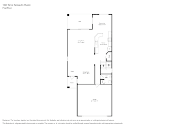 Floor plan 1 for 1423 Tahoe Springs Ct