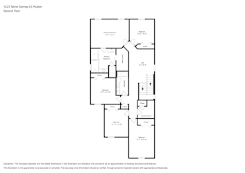 Floor plan 2 for 1423 Tahoe Springs Ct