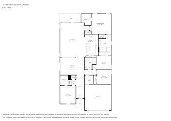 Floor plan 1 for 14231 Seranoa Dr