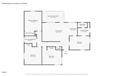 Floor plan 1 for 14249 Hoyt St