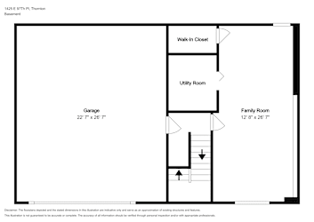 Floor plan 1 for 1425 E 97Th Pl