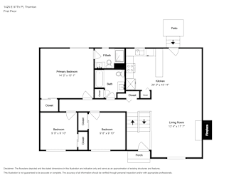 Floor plan 2 for 1425 E 97Th Pl
