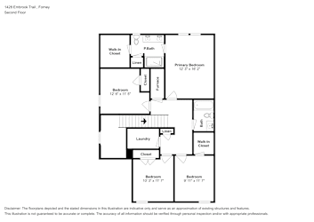 Floor plan 2 for 1428 Embrook Trl