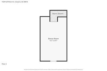 Floor plan 2 for 1429 Fall River Dr