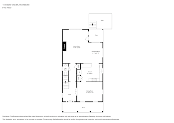Floor plan 1 for 143 Water Oak Dr