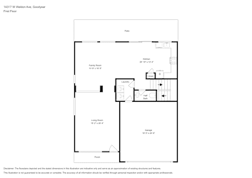 Floor plan 1 for 14317 W Weldon Ave