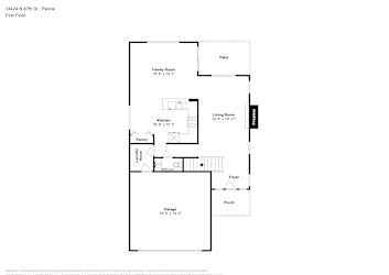 Floor plan 1 for 14424 N 87th Dr