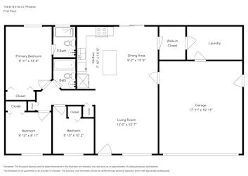 Floor plan 1 for 14430 N 41st Ct