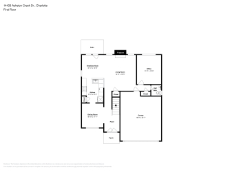Floor plan 1 for 14433 Asheton Creek Dr