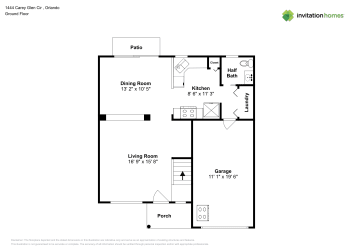 Floor plan 1 for 1444 Carey Glen Cir