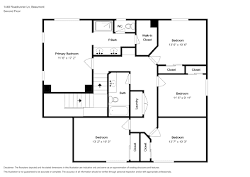 Floor plan 2 for 1448 Roadrunner Ln