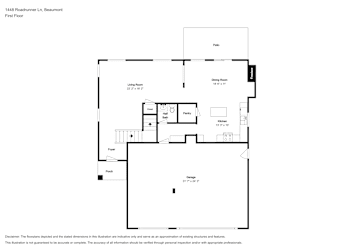 Floor plan 1 for 1448 Roadrunner Ln