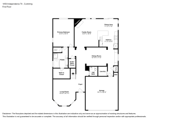 Floor plan 1 for 1450 Independence Trl