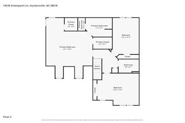 Floor plan 2 for 14535 Greenpoint Ln