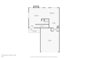 Floor plan 1 for 1456 Thistlewood Ln